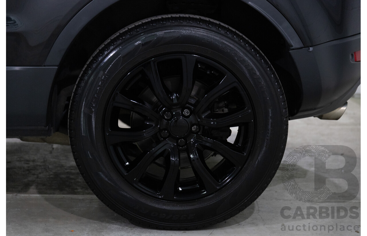 07/2017 Range Rover Evoque Td4 150 SE (AWD) LV MY17 5d Wagon Santorini Black Metallic Turbo Diesel 2.0L