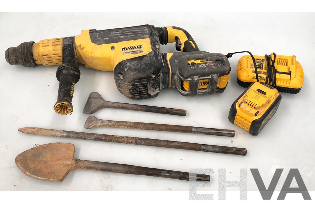 DeWalt 54V XR FLEXVOLT 52mm SDS-Max Cordless Hammer Drill