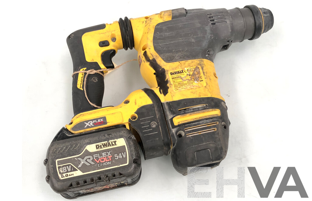 DeWalt 54V XR FLEXVOLT 30mm SDS-Plus Hammer Drill