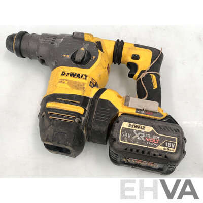 DeWalt 54V XR FLEXVOLT 30mm SDS-Plus Hammer Drill