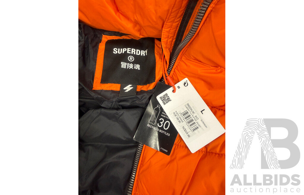 Box of Assorted Brand Clothing - Shirts + Jackets + Shorts