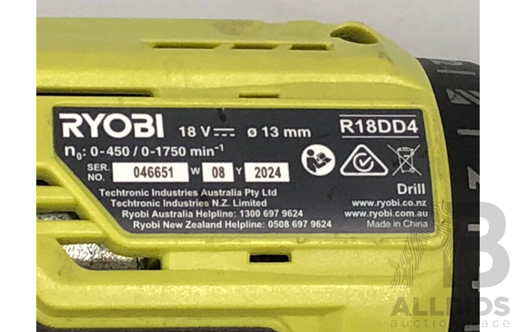Ryobi 18V Cordless Drill