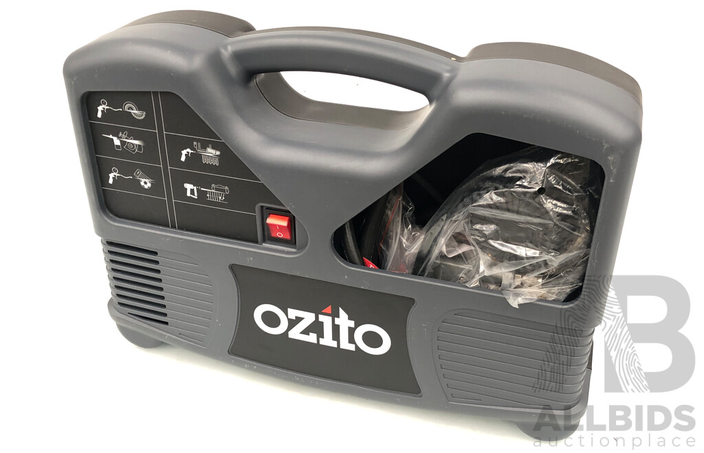Ozito 1100 Watt Electric Inflate-It Compressor Kit - New