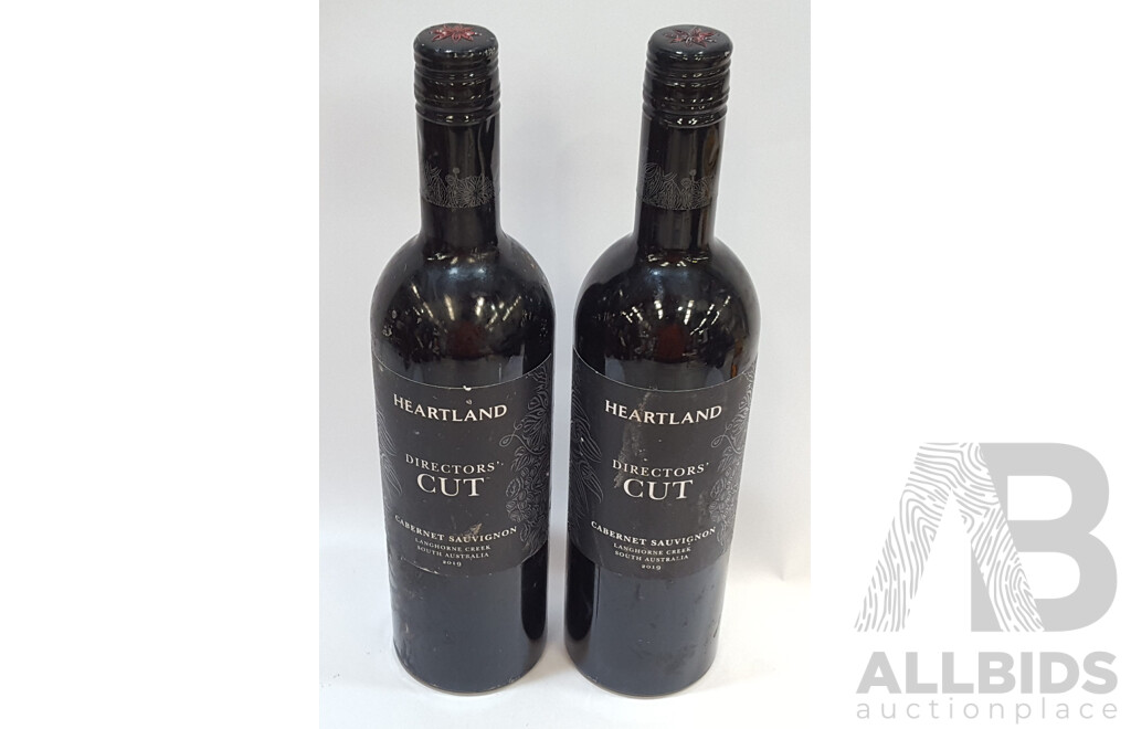 Heartland Directors' Cut Cabernet Sauvignon 2019 750ml - Lot of Two