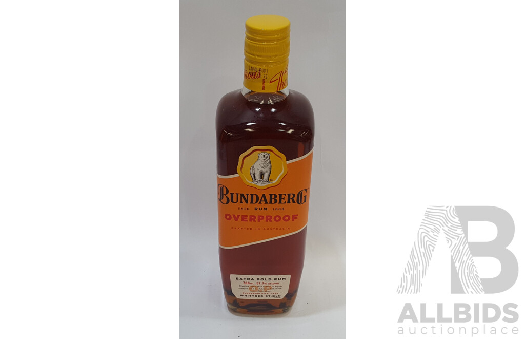Bundaberg Overproof Extra Bold Rum 700ml