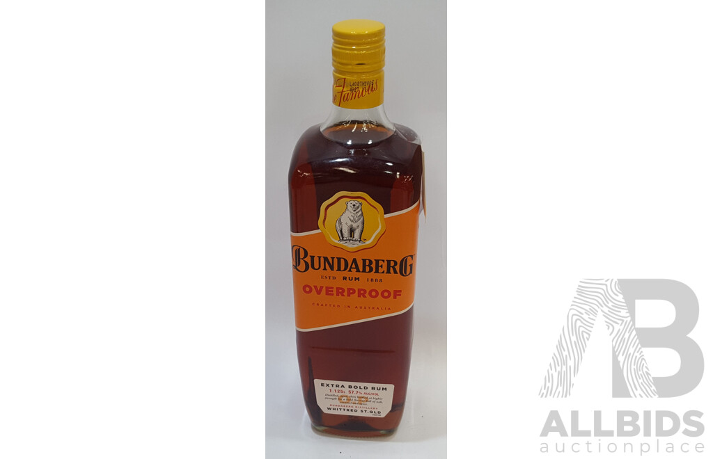 Bundaberg Overproof Extra Bold Rum 1.125L