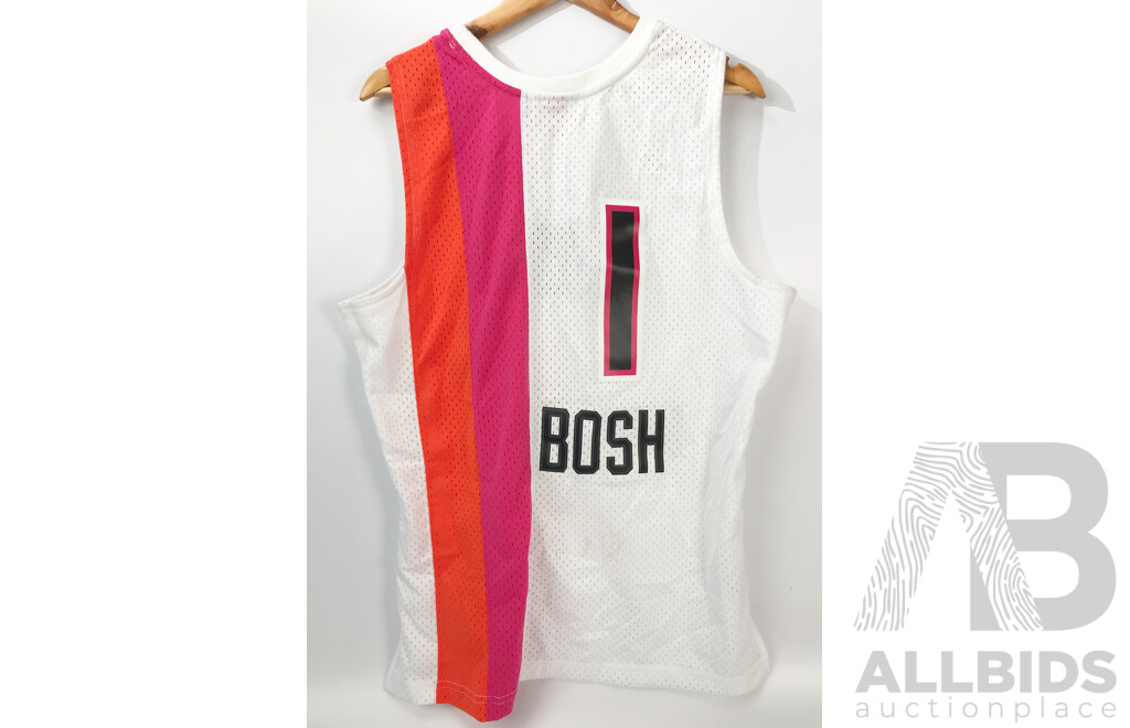 NBA Miami Heat - Chris Bosh #1 Jersey by Mitchell & Ness (Size: Large)