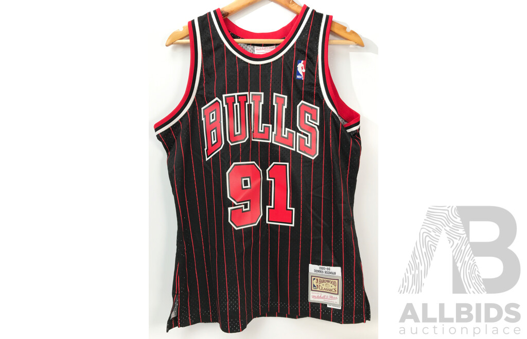 NBA Chicago Bulls - Dennis Rodman #91 Jersey by Mitchell & Ness (Size: Medium)