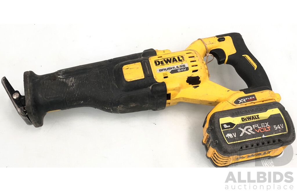 DeWalt 54V FlexVolt XR Li-Ion Cordless Brushless Reciprocating Saw