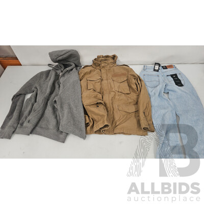 Assorted Lot of Superdry / Lee Clothings