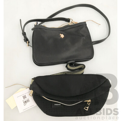 US Polo Handbag and Prene Bumbag - Lot of 2