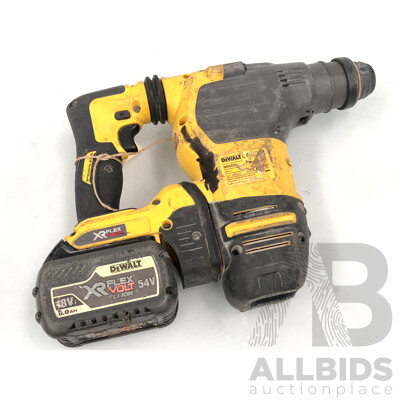 DeWalt 54V XR FLEXVOLT 30mm SDS-Plus Hammer Drill