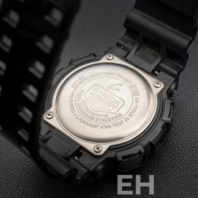 Casio GA-110GB 5146 48mm G-Shock Analogue/Digital X Series Black/Gold Negative Display Watch