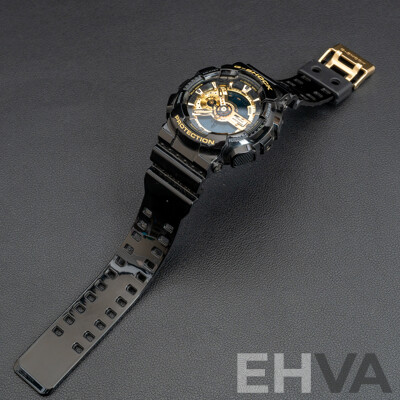 Casio GA-110GB 5146 48mm G-Shock Analogue/Digital X Series Black/Gold Negative Display Watch