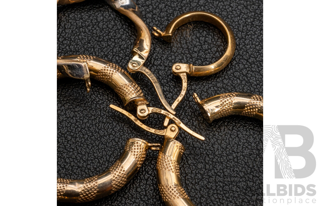 Assorted Jewellery Marked 375