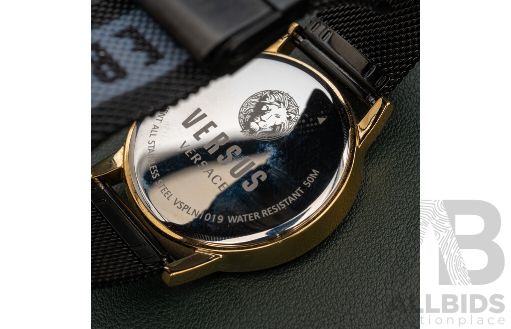 Versus Versace 'Barbes'  44mm Men’s Swiss Quartz Watch, Model VSPLN1019