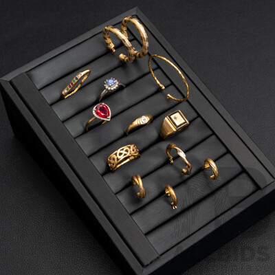 Assorted Jewellery Marked 375