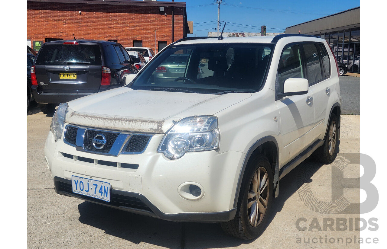 7/2011 Nissan X-Trail ST (4x4) T31 MY11 4d Wagon White 2.5L