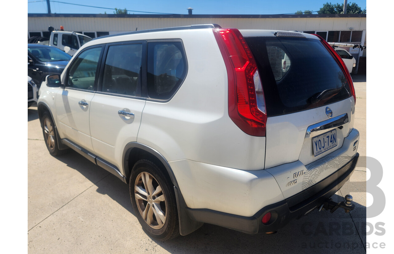 7/2011 Nissan X-Trail ST (4x4) T31 MY11 4d Wagon White 2.5L