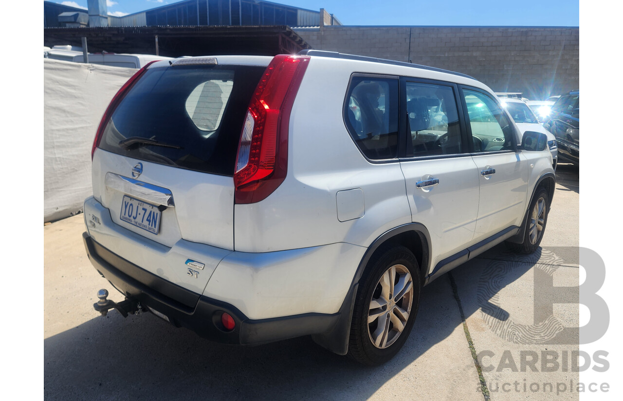 7/2011 Nissan X-Trail ST (4x4) T31 MY11 4d Wagon White 2.5L