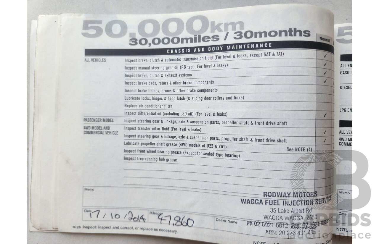 7/2011 Nissan X-Trail ST (4x4) T31 MY11 4d Wagon White 2.5L