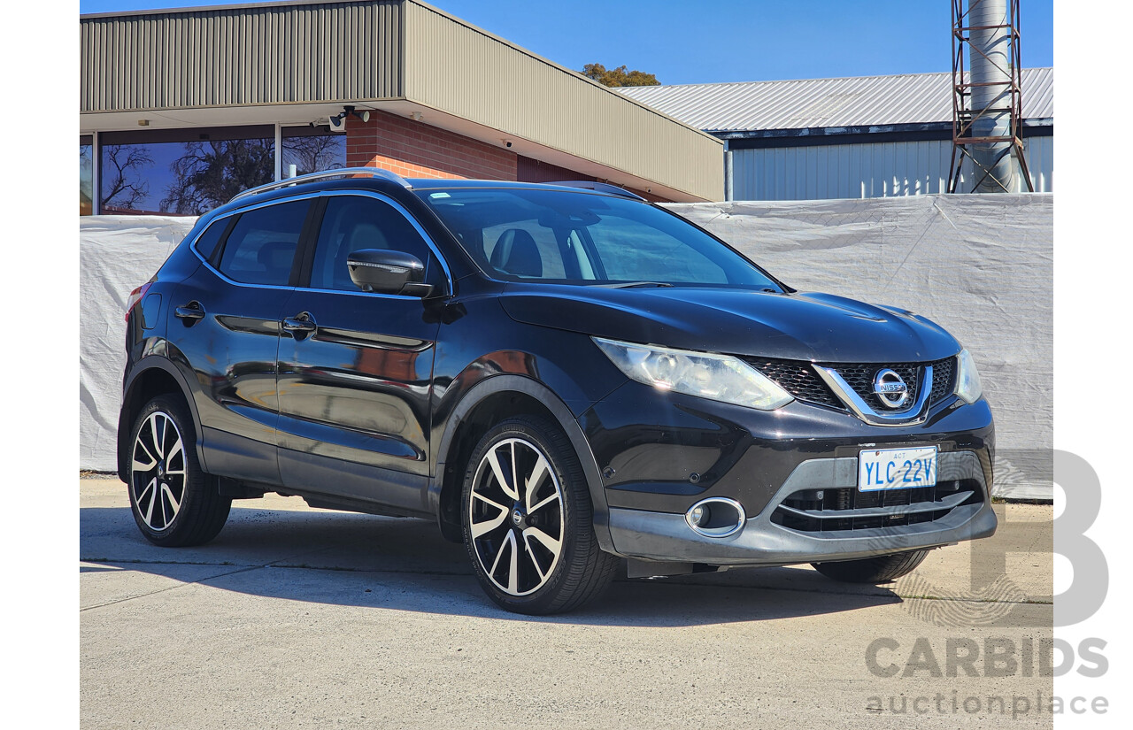 11/2014 Nissan Qashqai TI (4x2) J11 4d Wagon Black 2.0L