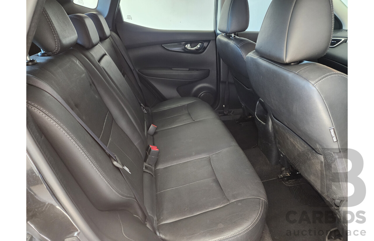 11/2014 Nissan Qashqai TI (4x2) J11 4d Wagon Black 2.0L