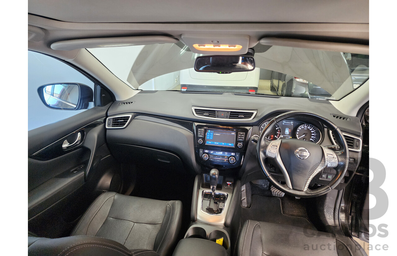 11/2014 Nissan Qashqai TI (4x2) J11 4d Wagon Black 2.0L