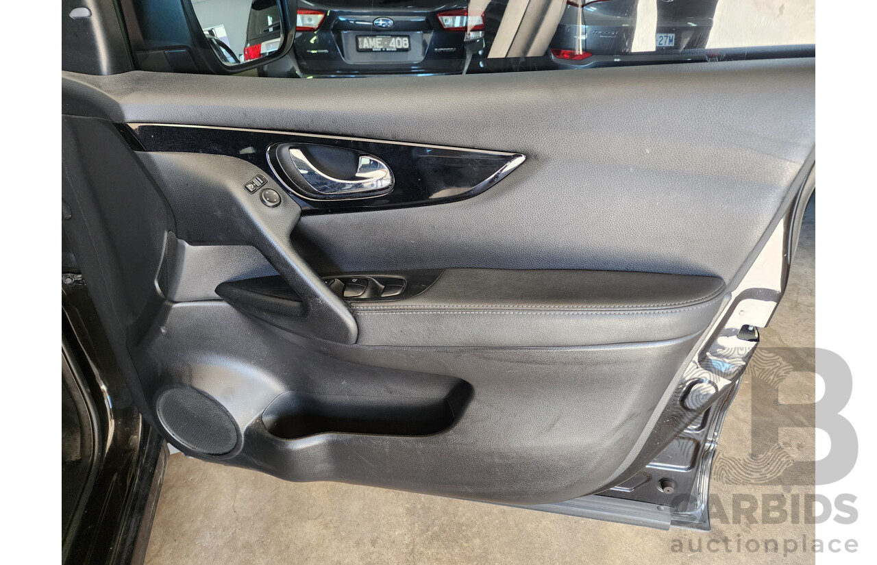 11/2014 Nissan Qashqai TI (4x2) J11 4d Wagon Black 2.0L