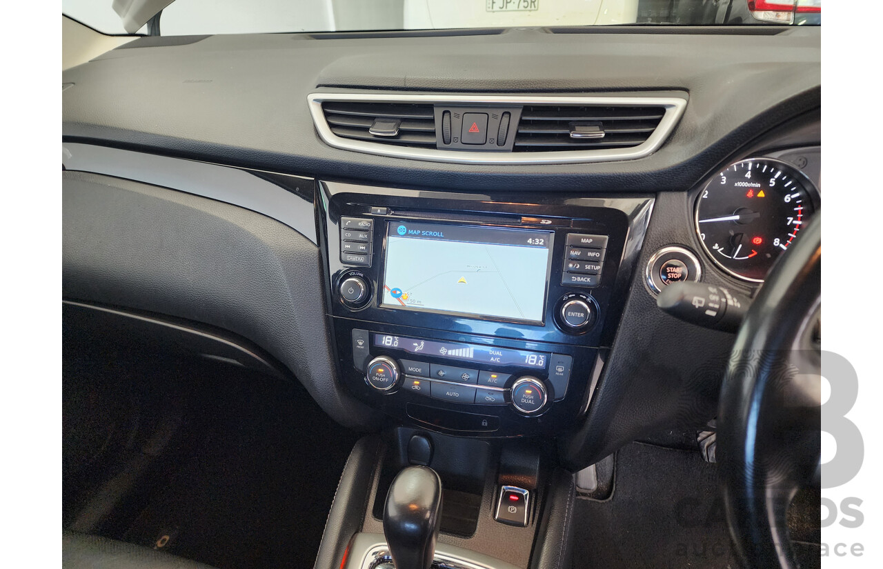 11/2014 Nissan Qashqai TI (4x2) J11 4d Wagon Black 2.0L