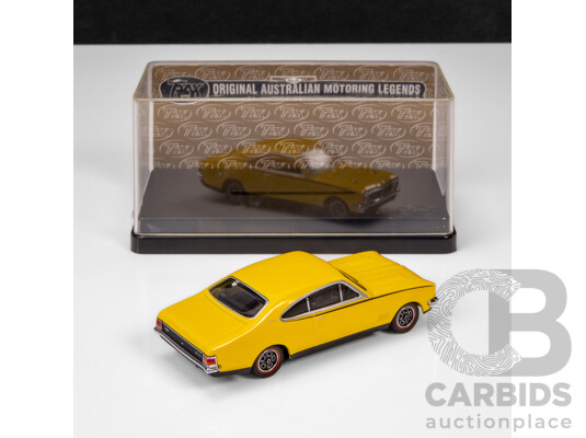 TRAX 1970 Holden HG Monaro GTS Yellow TR37C 1:43 Scale Model Car
