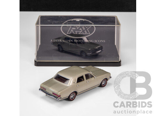 TRAX 1968 Holden HK Premier Sedan Silver Mink TR68 1:43 Scale Model Car