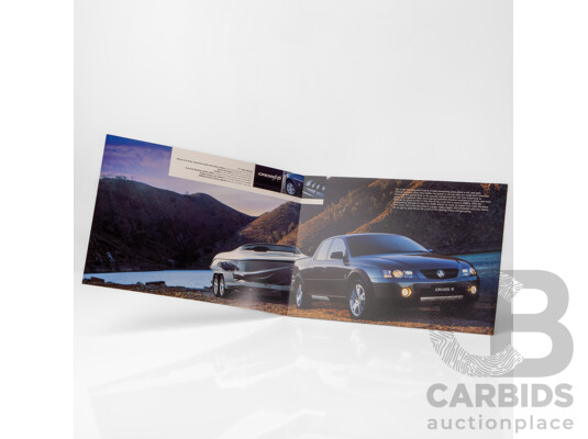Genuine 2004/5 Holden VZ Crewman Cross 8 12-Page Sales Brochure