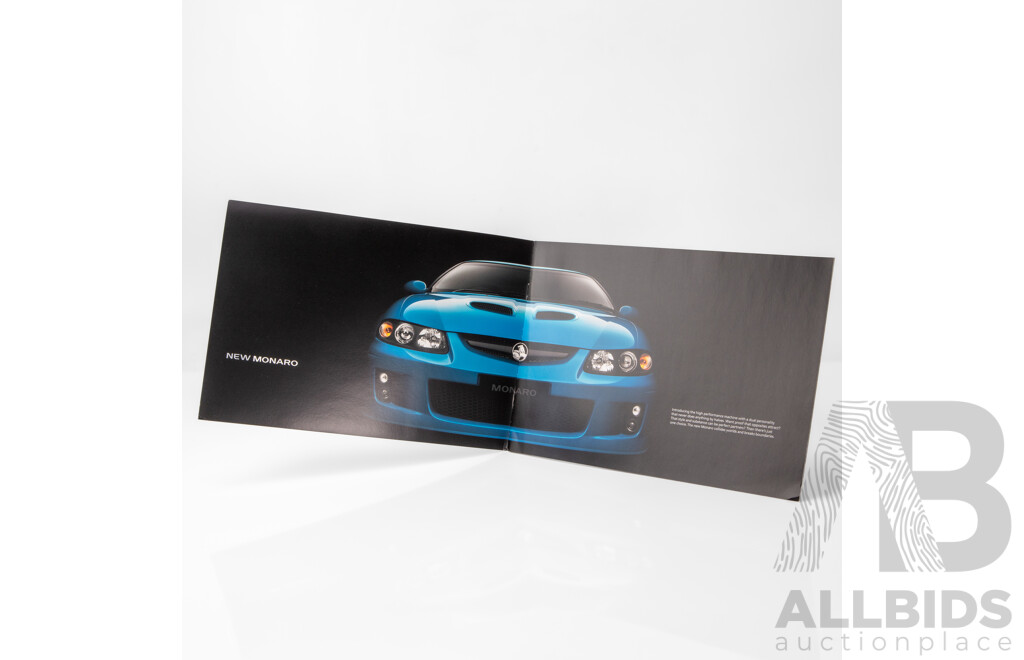 Genuine 2004 Holden VZ Monaro CV8 14-Page Sales Brochure