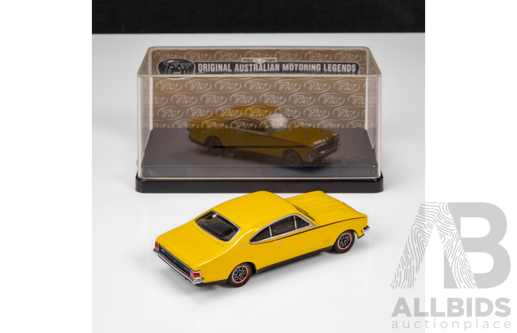 TRAX 1970 Holden HG Monaro GTS Yellow TR37C 1:43 Scale Model Car