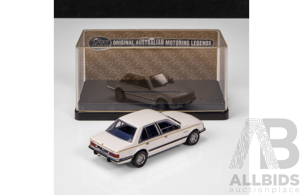 TRAX 1978 Holden VB Commodore SL/E White TR60C 1:43 Scale Model Car