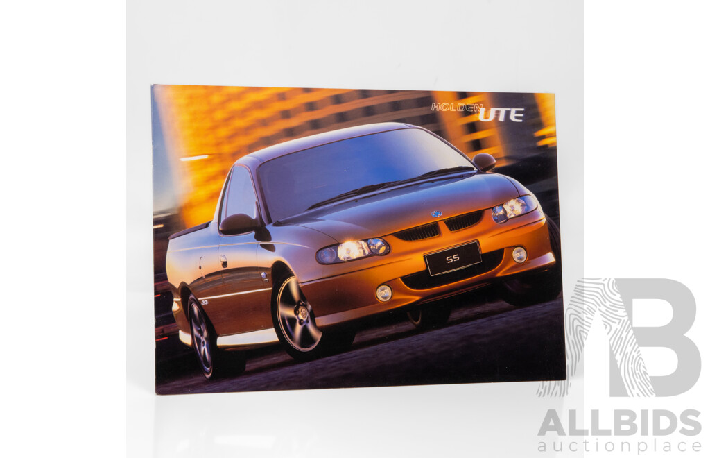 Genuine 2001 Holden VU SS Ute 22-Page Sales Brochure