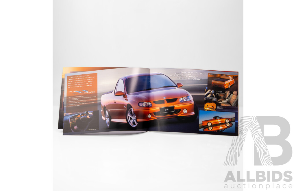 Genuine 2001 Holden VU SS Ute 22-Page Sales Brochure