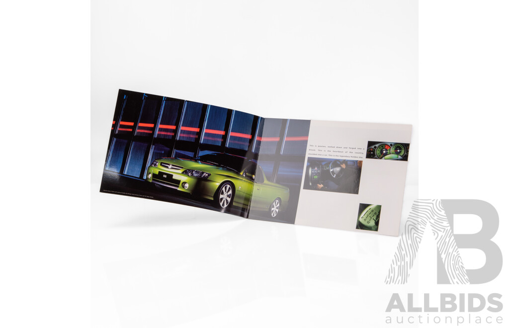 Genuine Holden VY Series 1 & Series 2 Ute 17-Page Sales Brochures (2)