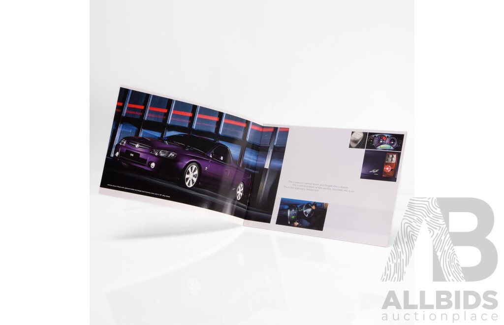 Genuine Holden VY Series 1 & Series 2 Ute 17-Page Sales Brochures (2)