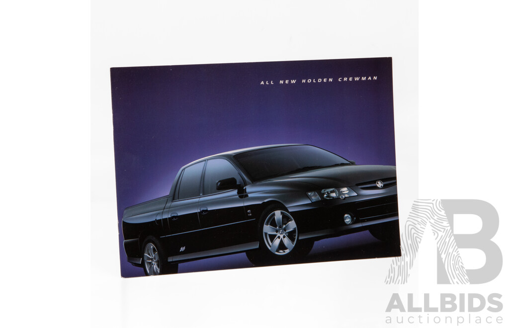 Genuine 2002 Holden All New Crewman 15-Page Sales Brochure