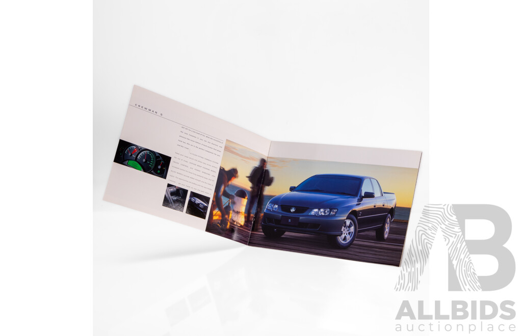 Genuine 2002 Holden All New Crewman 15-Page Sales Brochure