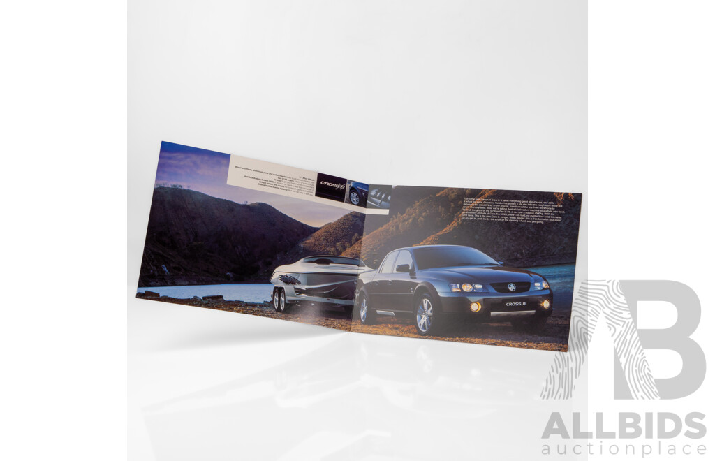 Genuine 2004/5 Holden VZ Crewman Cross 8 12-Page Sales Brochure