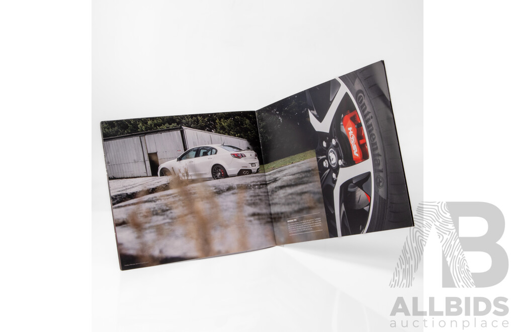 Genuine 2013 Holden HSV Gen-F Clubsport / R8 / Tourer Sales Brochure