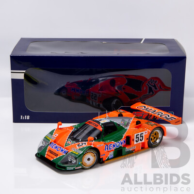 Werk83 1991 Mazda 787B Rotary Winner 24hr LeMans #55 Renown Weidler, Herbert, Gachot 1:18 Scale Model Car - New