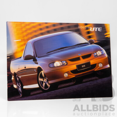 Genuine 2001 Holden VU SS Ute 22-Page Sales Brochure
