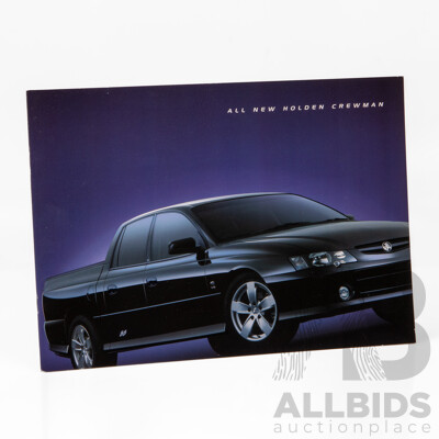 Genuine 2002 Holden All New Crewman 15-Page Sales Brochure