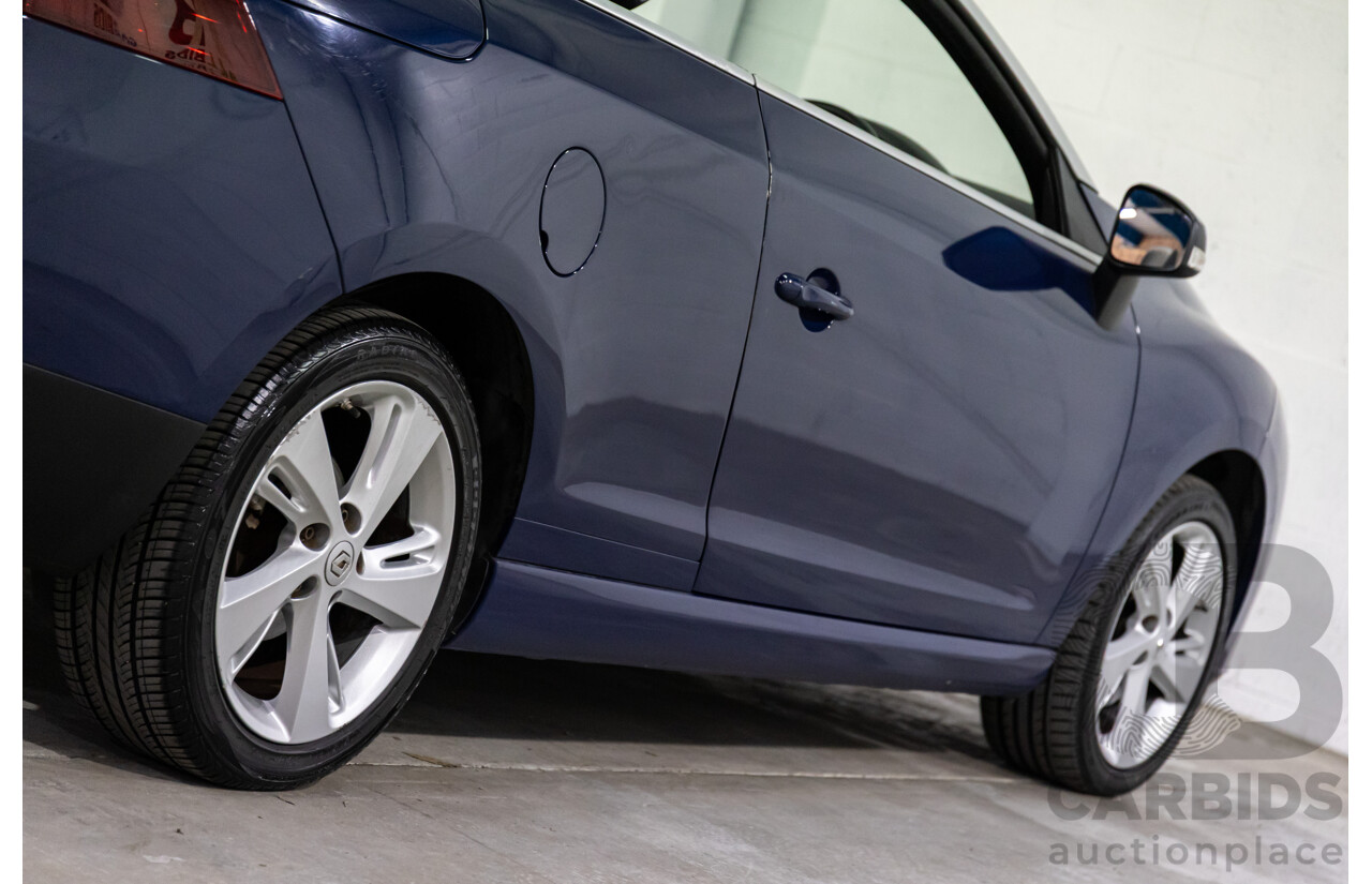 12/2014 Renault Megane Dynamique E95 MY14 2d Cabriolet Malta Blue Metallic 2.0L