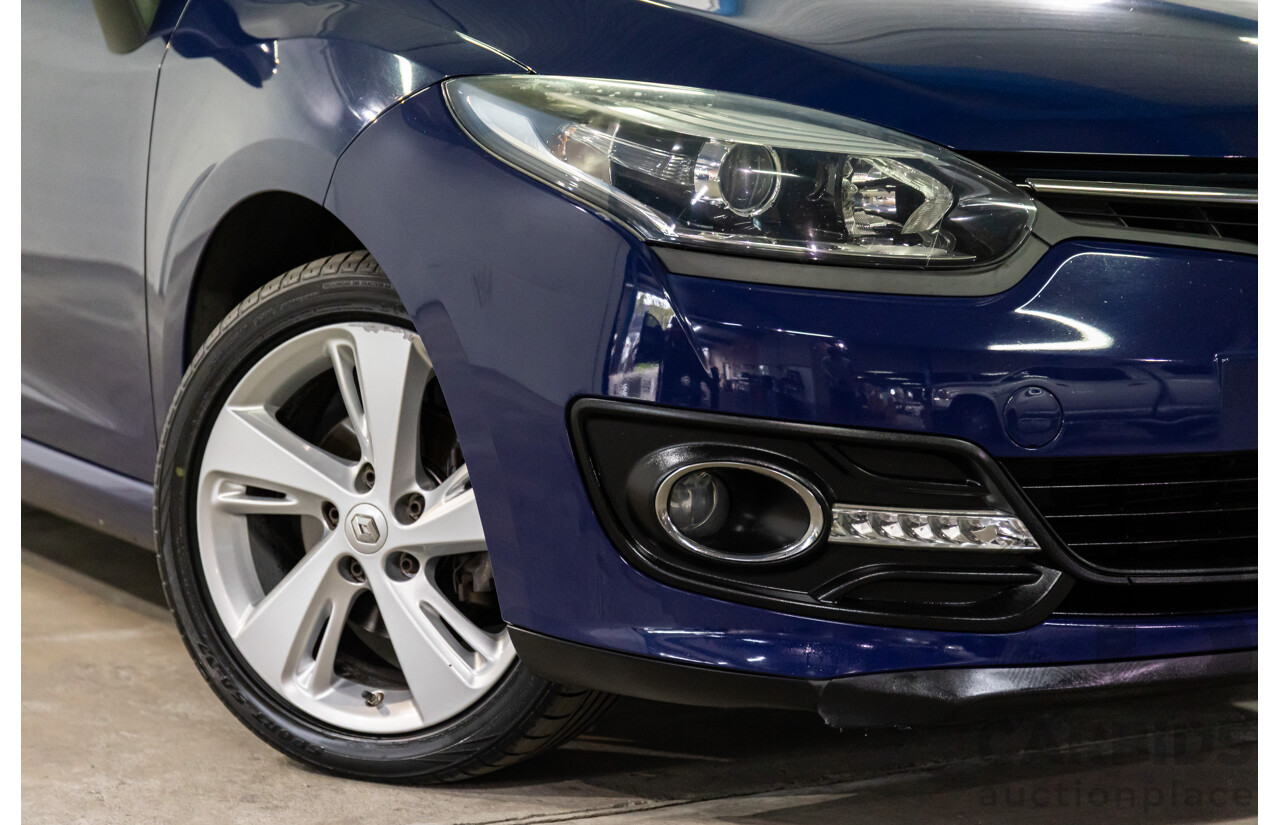12/2014 Renault Megane Dynamique E95 MY14 2d Cabriolet Malta Blue Metallic 2.0L
