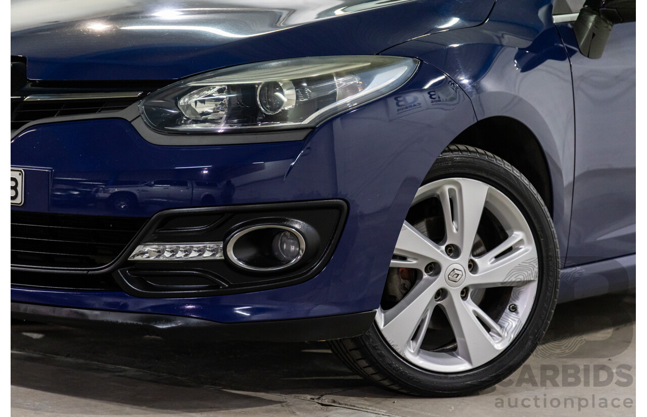 12/2014 Renault Megane Dynamique E95 MY14 2d Cabriolet Malta Blue Metallic 2.0L